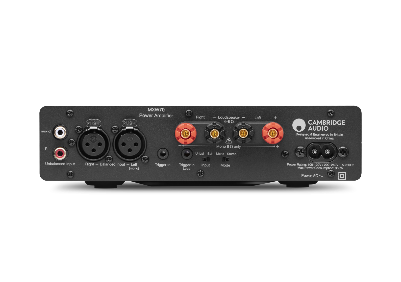 Cambridge MXW70 &ndash; Amplificatore di Potenza Compatto con Hypex Ncore